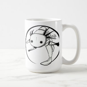 (Weiße) Tasse des Axolotlkreises
