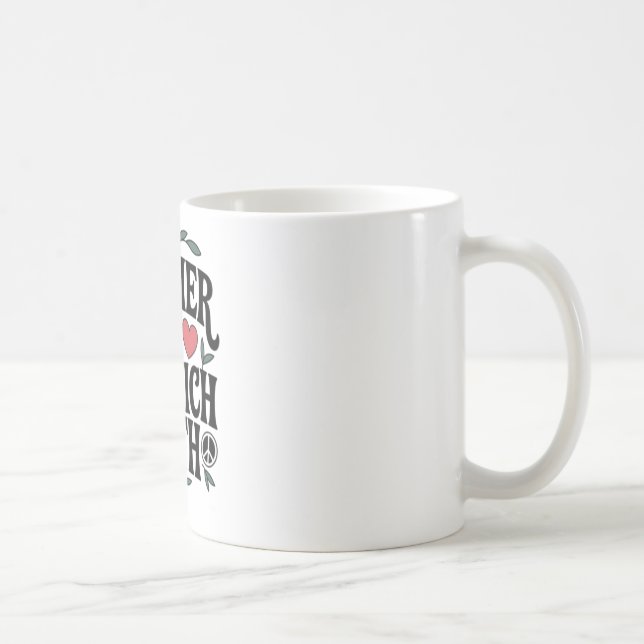 Weiße Tasse mit Gesundheitstipps (Rechts)
