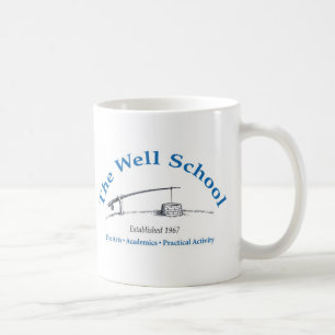 Weiße Tasse mit Logo