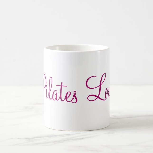 Weiße Tasse | Pilates Lovers (Mittel)