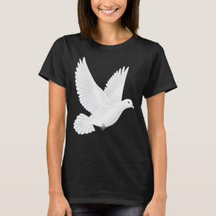Weiße Taube T-Shirt