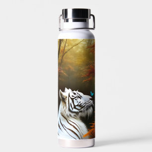 Weiße Tiger, die Momente lieben, Trinkflasche