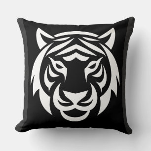 Weiße Tiger-Gesichtskissen Kissen