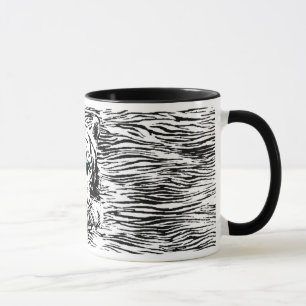 Weiße Tiger-Tasse Tasse
