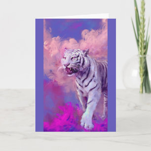 Weiße Tiger-Traumlandschaft Karte