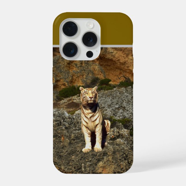 Weiße-Tiger-Warte, iPhone Hülle (Rückseite)