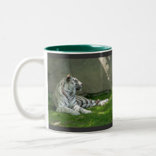 Weiße Tiger Zweifarbige Tasse
