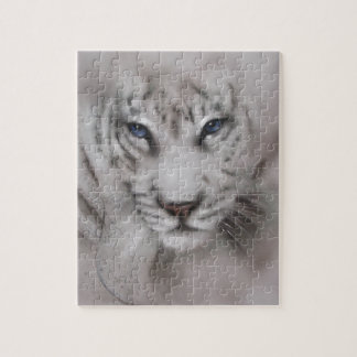 weiße Tigertiere der Tiger, wild lebende Tiere, Puzzle