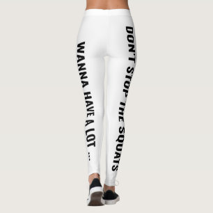 Weiße Trainingsgeräte aus TFS-Leggings Leggings