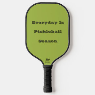 Weiße Traube Grüne Frühlingssaison solide Farbe Pickleball Schläger