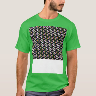 weiße Trillium dunkle Hintergrund getöntes Muster T-Shirt