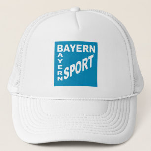 Weiße Trucker-Kappe DESIGN BAYERN SPORT Truckerkappe