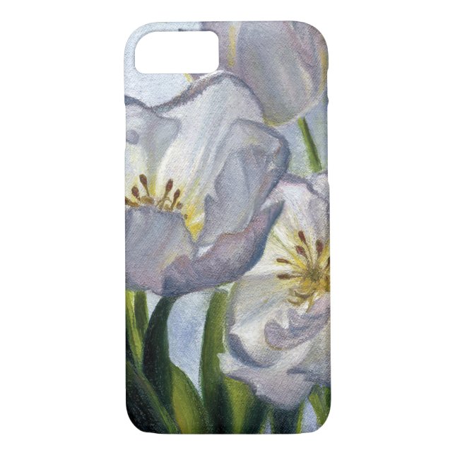 "Weiße Tulips" Case-Mate iPhone Hülle (Rückseite)