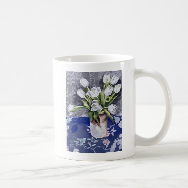 Weiße Tulpen 1994 Kaffeetasse (Rechts)