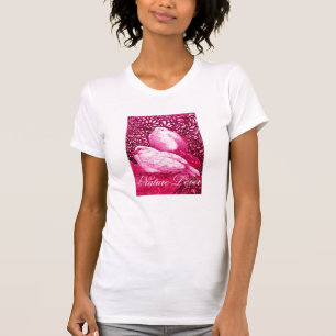 WEISSE TÜREN IN PINK FUCHSIA / NATURSCHUHE HERZ T-Shirt