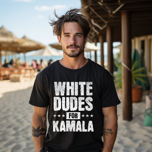 Weiße Typ für Kamala Harris Präsidentschaftswahl T-Shirt