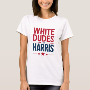 Weiße Typen für die Harris-Wahl Kamala Harris 2024 T-Shirt