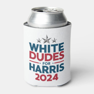 Weiße Typen für Harris-2024 Wahl Dosenkühler