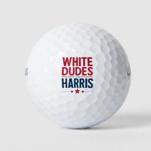 Weiße Typen für Harris Wahl Kamala Harris 2024 Golfball