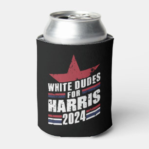 Weiße Typen für Kamala Harris 2024 Dosenkühler