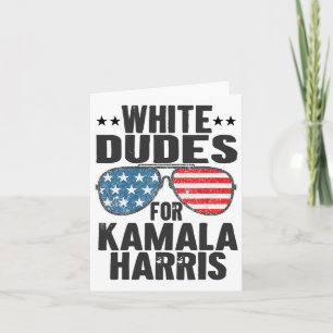 Weiße Typen für Kamala Harris Sungles Usa Karte