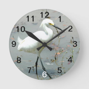 Weiße Uhr