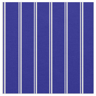 Weiße und blaue Linien Stoff