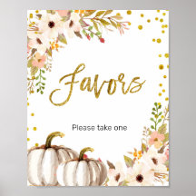 Weiße und goldene Kürbis Wasserfarbe Gefälligkeits