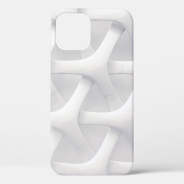 Weiße und graue optische Täuschung Case-Mate iPhone Hülle (Rückseite)