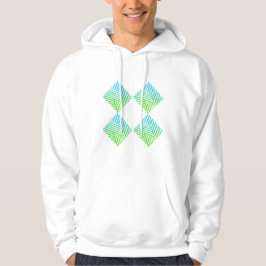 Weiße und gröne Hoodies