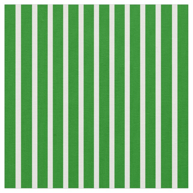 Weiße und grüne Linien Stoff (Nahaufnahme)