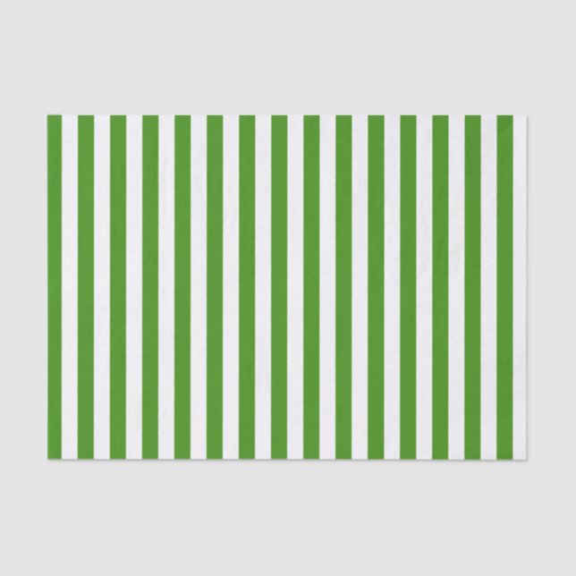 Weiße und grüne Streifen Seidenpapier (Vorderseite)