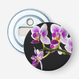 Weiße und lila Orchidee Flaschenöffner