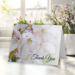 Weiße und rosa Blume Beerdigung Beileid Vielen Dan Dankeskarte