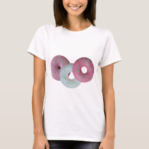 Weiße und rosa Eistümpfe T-Shirt