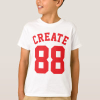 Weiße und rote Kinder | Sports Jersey Design