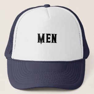 Weiße und schicke Boys & Men-Baseball Truckerkappe