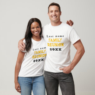 Weiße und schwarze benutzerdefinierte Familienzusa T-Shirt