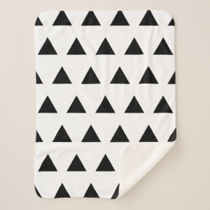 Weiße und schwarze Dreiecke Sherpadecke