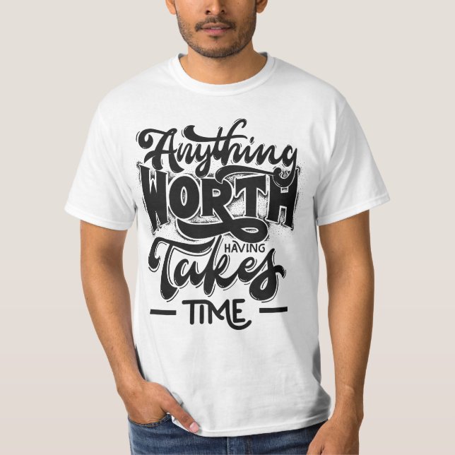 Weiße und schwarze Tshirt (Vorderseite)