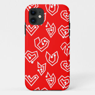 Weiße Valentinische Mazes Case-Mate iPhone Hülle