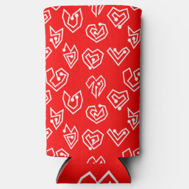 Weiße Valentinische Mazes Selters Dosenkühler