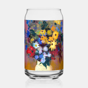 Weiße Vase mit Blume Odilon Redon Dosenglas