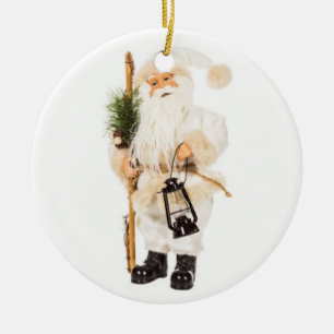 WEISSE VINTAGE SANTA CHRISTMAS ORNAMENT