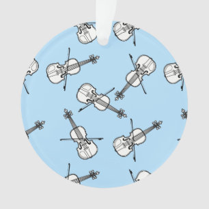 Weiße Violinen Ornament