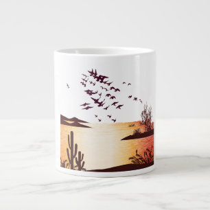 Weiße Vögel Design Tasse Süße Natur Kaffeetasse