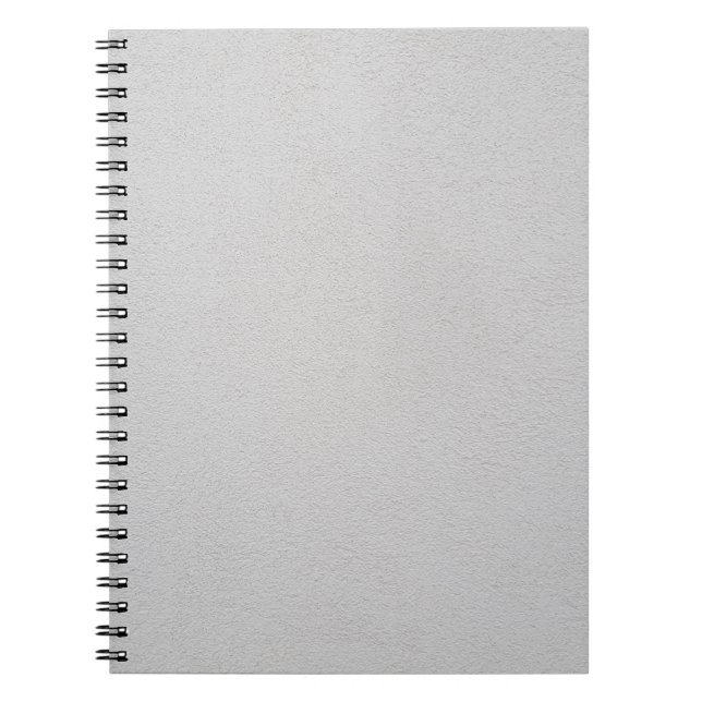 Weiße Wand mit Plaster-Textur Notizblock (Vorderseite)