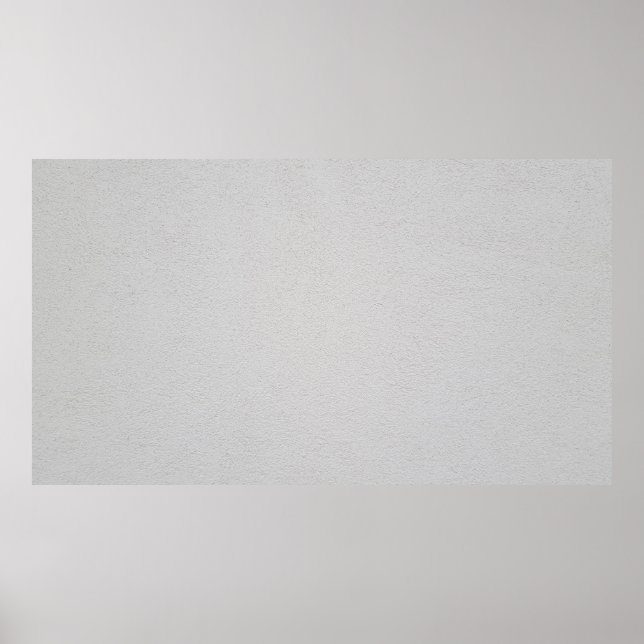 Weiße Wand mit Plaster-Textur Poster (Vorne)