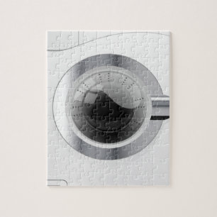 Weiße Waschmaschine Puzzle