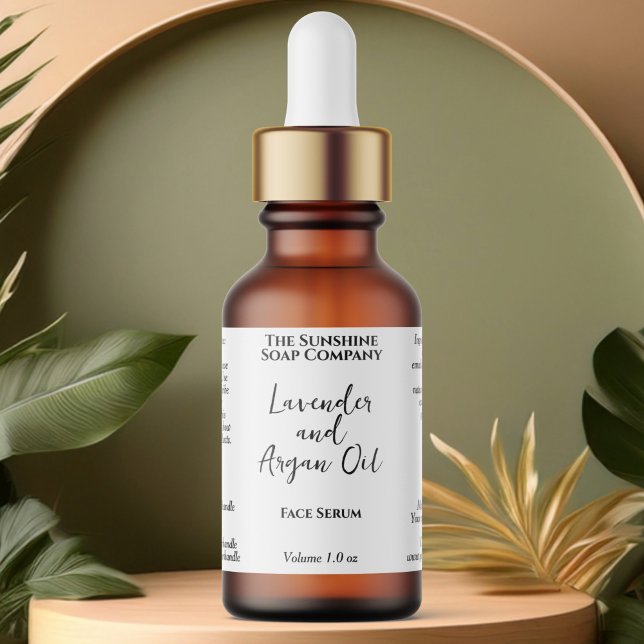 Weiße Wasserdichte Kosmetiktropfen Flasche Etiketten (Von Creator hochgeladen)